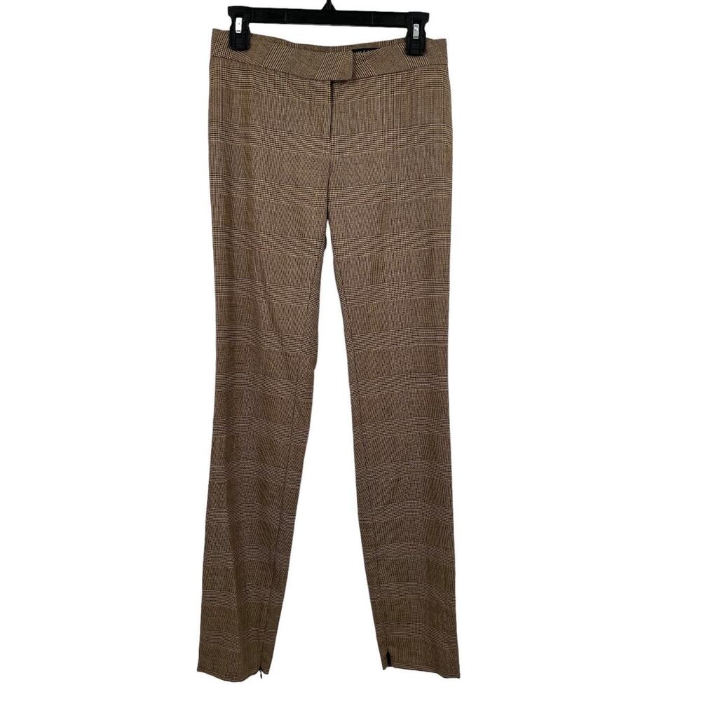 Rag & Bone pants Rebecca Glen plaid wool brown size 10 - Picture 2 of 7